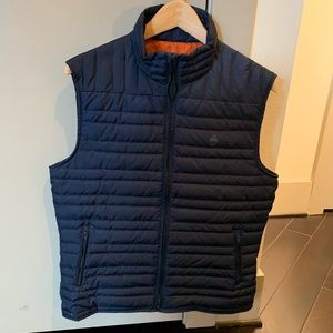 Brooks Brothers Quilted Navy Vest